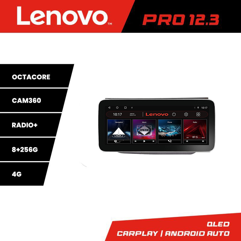 Navigație Seat Altea 2005-2014 Lenovo PRO 12.3 inch QLED 8+256GB 4G DSP
