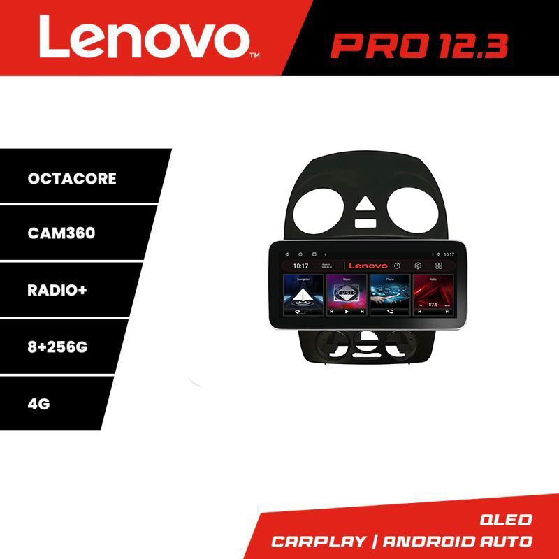 Navigație Android VW Beetle 2005-2011 Lenovo PRO 12.3 QLED 8+256GB 4G