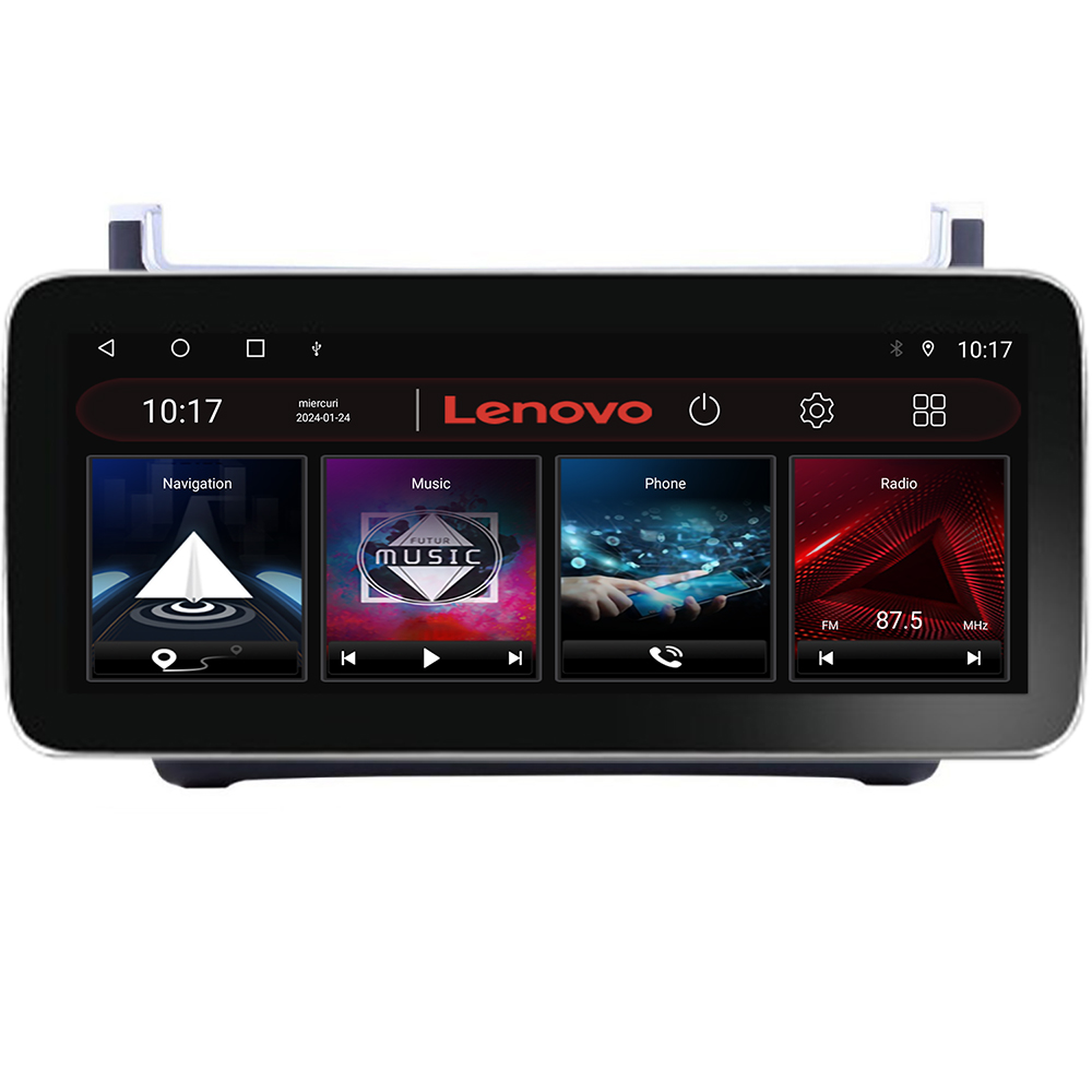 Navigație VW Polo 2014+ Lenovo PRO 12.3 QLED, 8GB RAM, 256GB, 4G