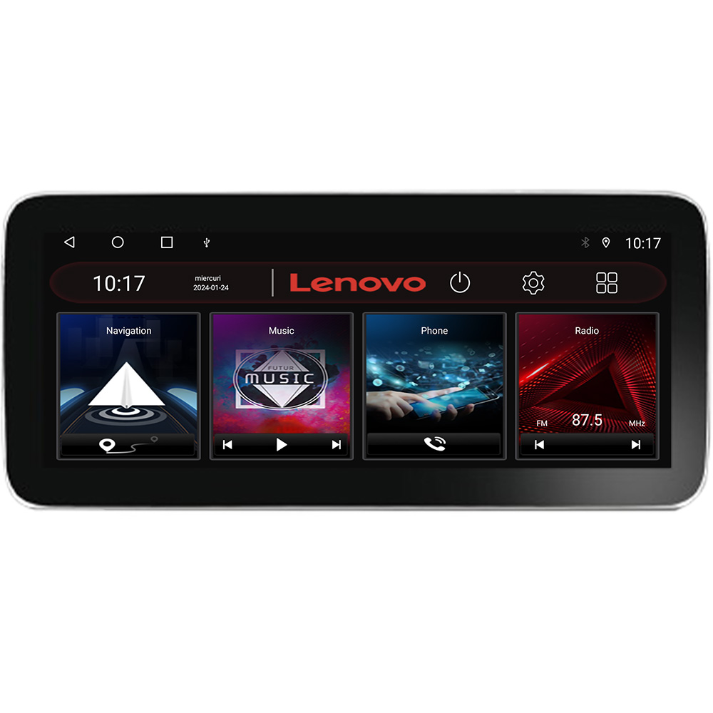 Navigație auto VW Lenovo PRO 12.3 inch QLED, 8GB RAM, 256GB, 4G