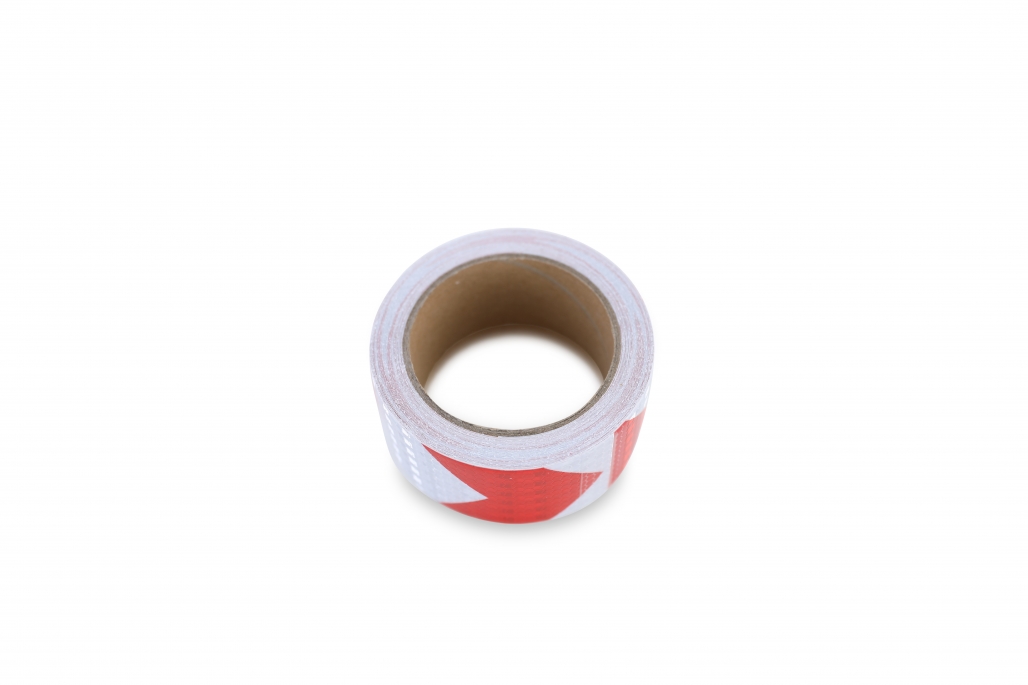 Bandă de semnalizare bandă de marcare bandă de barieră autoadezivă reflectorizantă roșie albă 60m Performance AutoTuning