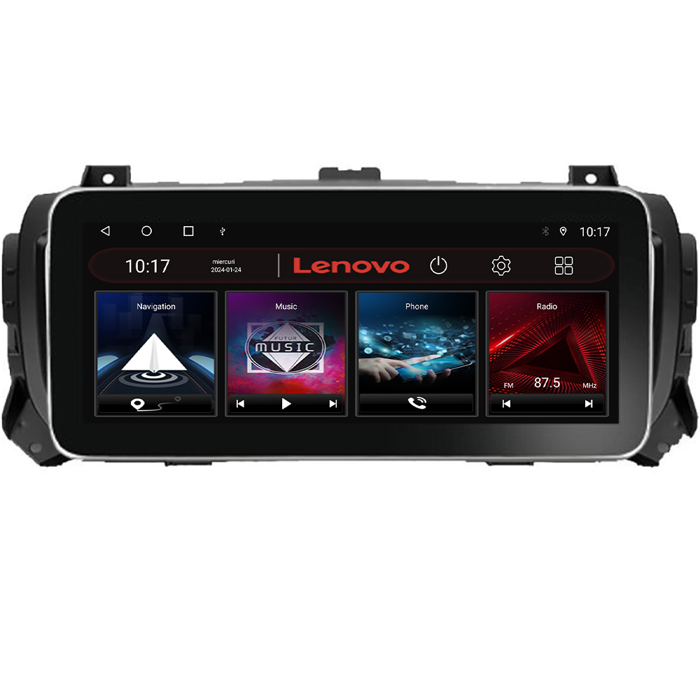Navigație auto Lenovo PRO 12.3 QLED 8+256GB pentru Jumpy, Proace, Traveller