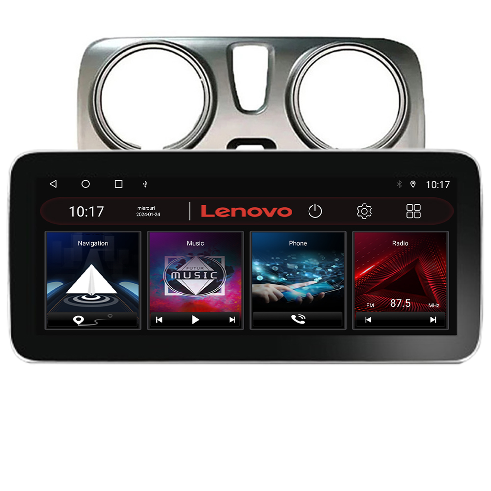 Navigație Dacia Dokker Lenovo PRO 12.3 inch QLED 8+256GB 4G DSP