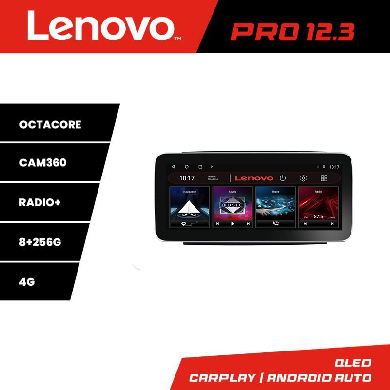 Navigație Fiat Ducato 2006-2021 Lenovo PRO 12.3 QLED 8+256GB 4G GPS