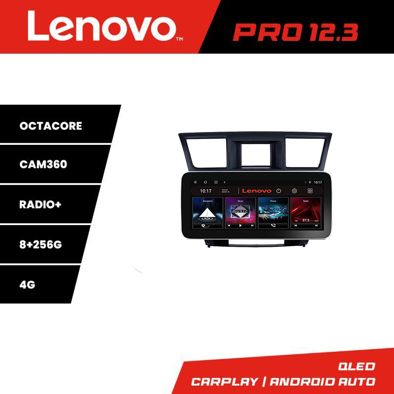 Navigație Toyota Highlander 2007-2013 Lenovo PRO 12.3 QLED 8GB+256GB 4G