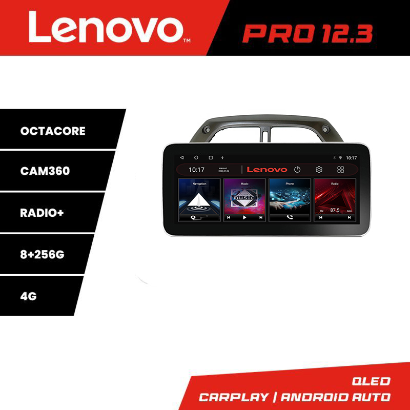 Navigatie Toyota RAV4 2000-2004 Lenovo Pro 12.3 QLED 8GB+256GB 4G DSP