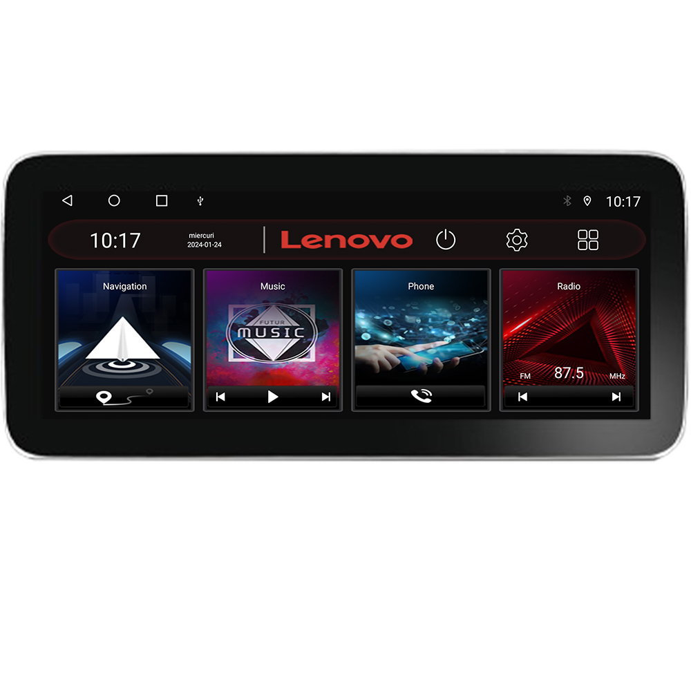 Navigatie Android Dacia Duster 2019+ Lenovo PRO 12.3 inch QLED 4G 4+64GB