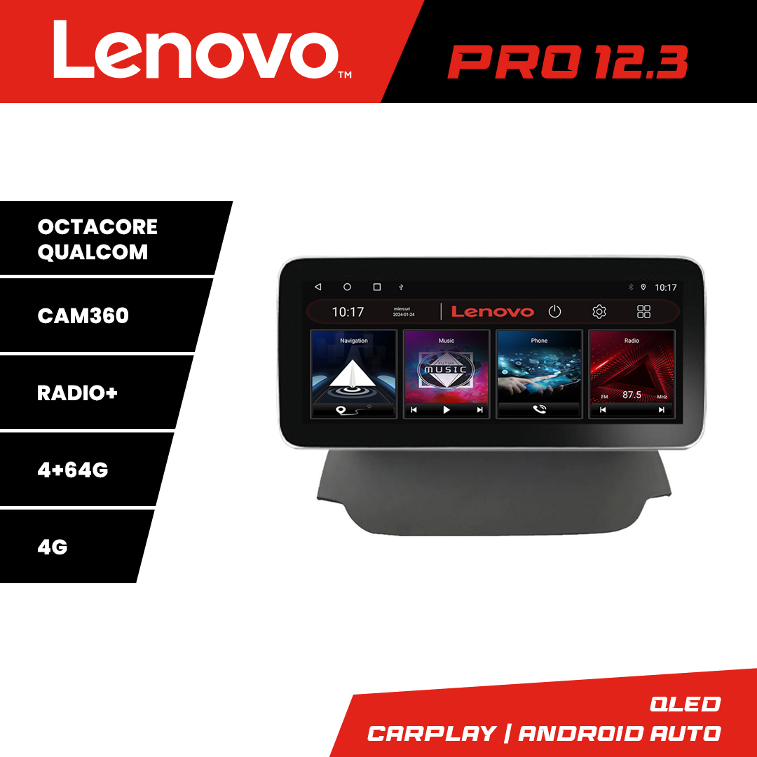 Navigatie Ford EcoSport 2013-2016 Lenovo PRO 12.3 QLED 4GB+64GB 4G