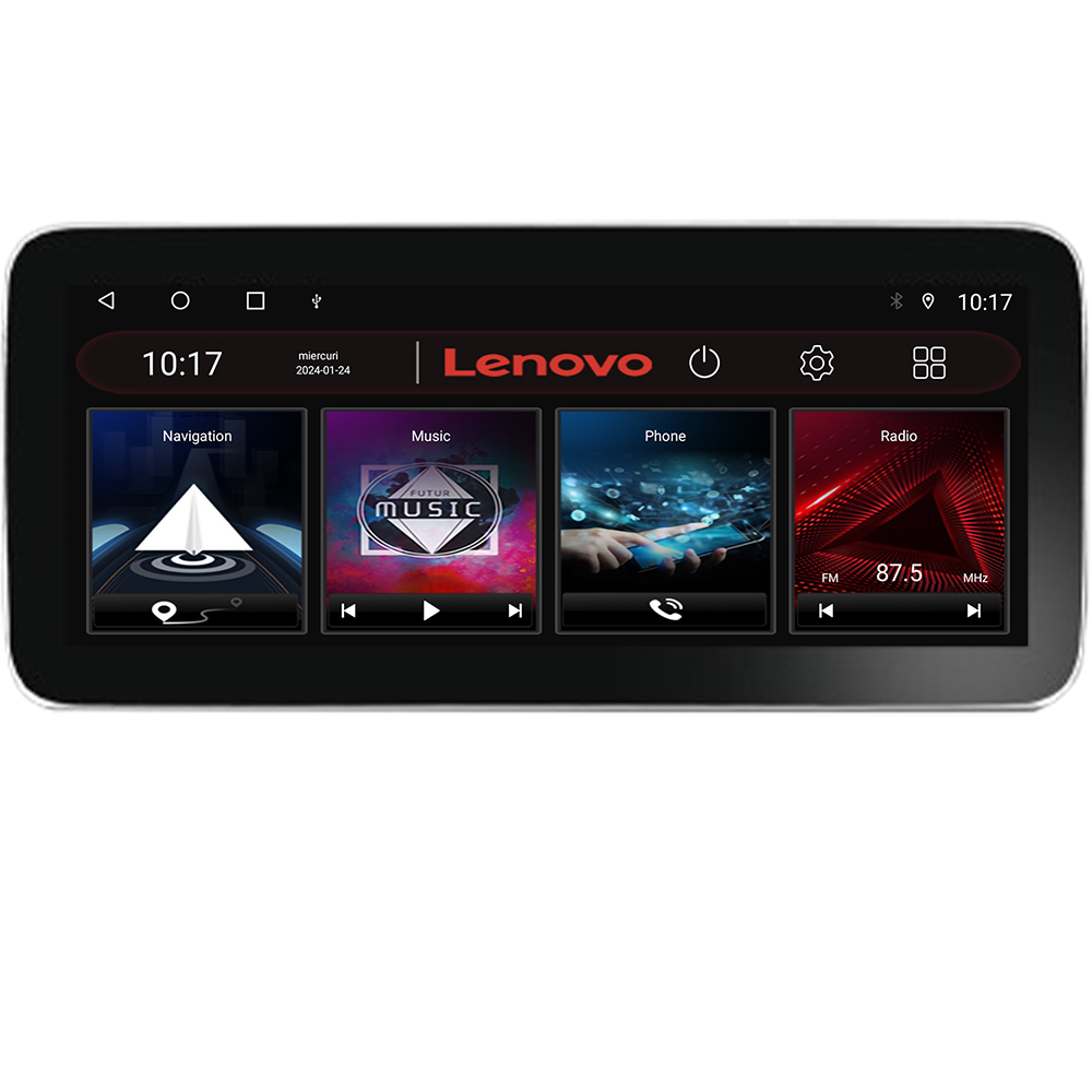 Navigație Hyundai Kona Lenovo PRO 12.3 inch QLED 4G GPS 4+64GB