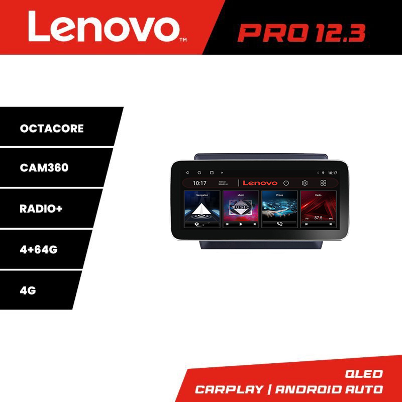 Navigație Isuzu D-Max 2020+ Lenovo Pro 12.3 inch QLED 4GB+64GB 4G