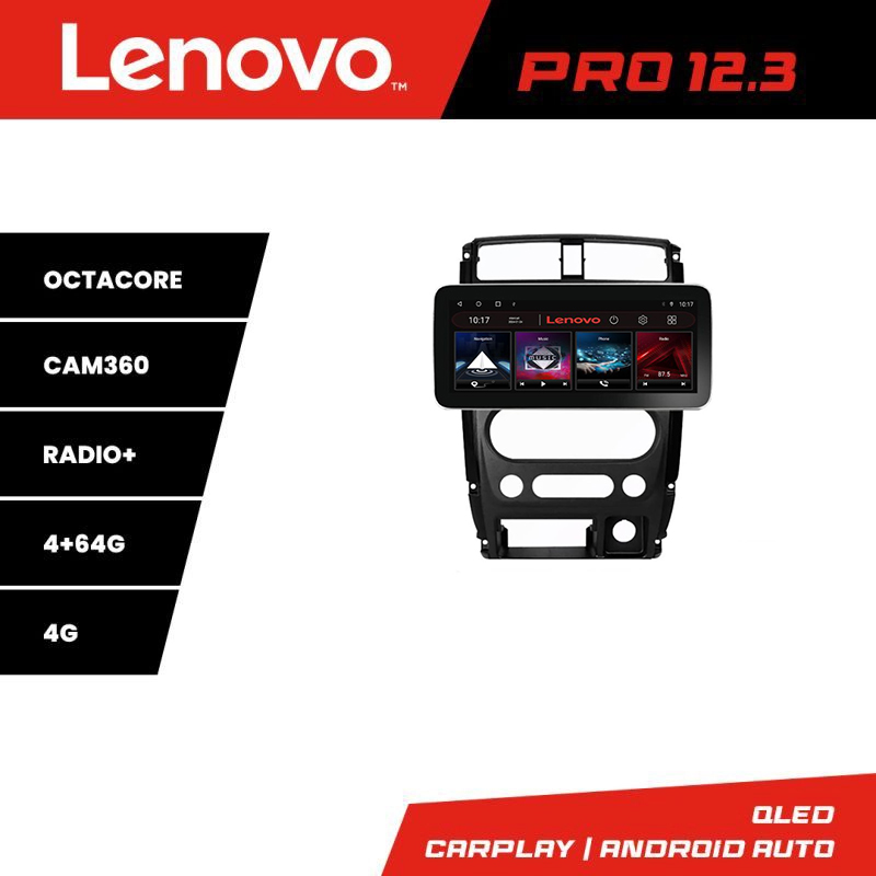 Navigație Suzuki Jimny 2007-2016 Lenovo Pro 12.3 QLED 4G 4+64GB