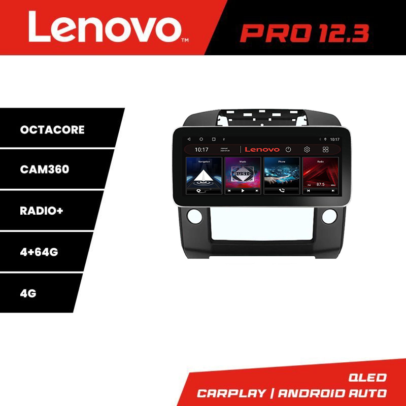 Navigație Nissan Navara Pathfinder 2005-2010, Lenovo PRO 12.3 QLED 4G