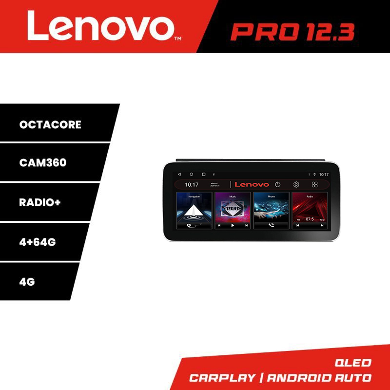 Navigație Seat Arona Lenovo PRO 12.3 inch QLED 4G DSP GPS 4+64GB