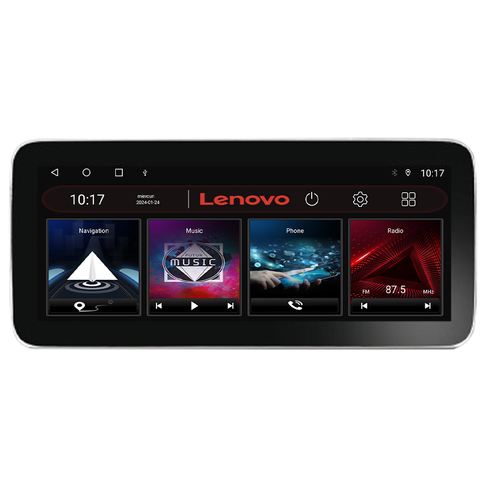 Navigatie Lenovo PRO 12.3 QLED 4G pentru Seat Ibiza 2017+ 4GB 64GB