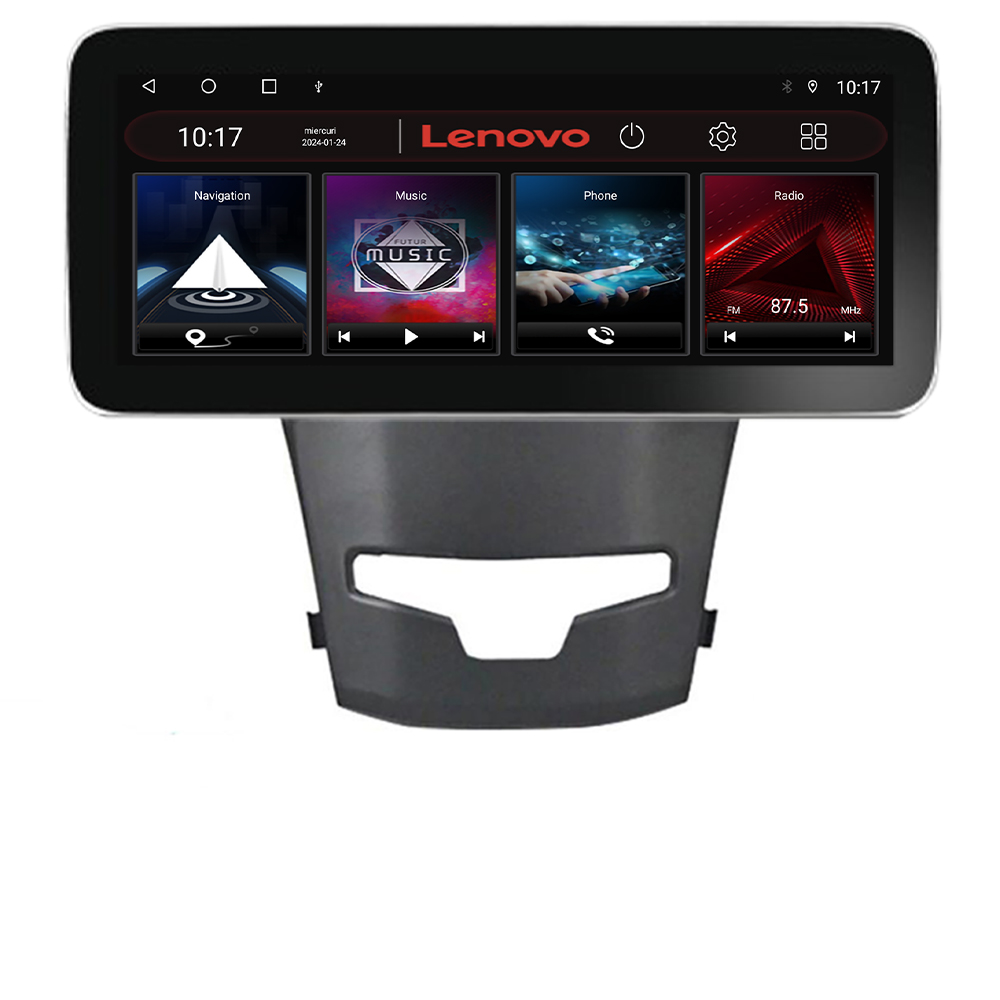 Navigație Android SsangYong Korando 2014-2019 Lenovo PRO 12.3 QLED 4G 4+64GB