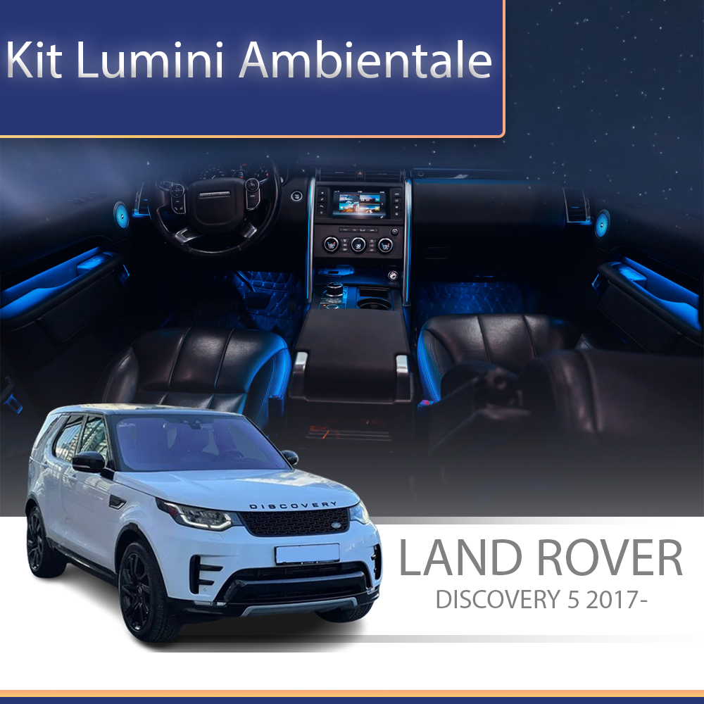 Kit lumini ambientale pentru Land Rover Discovery 5 2017+ cu control din telefon