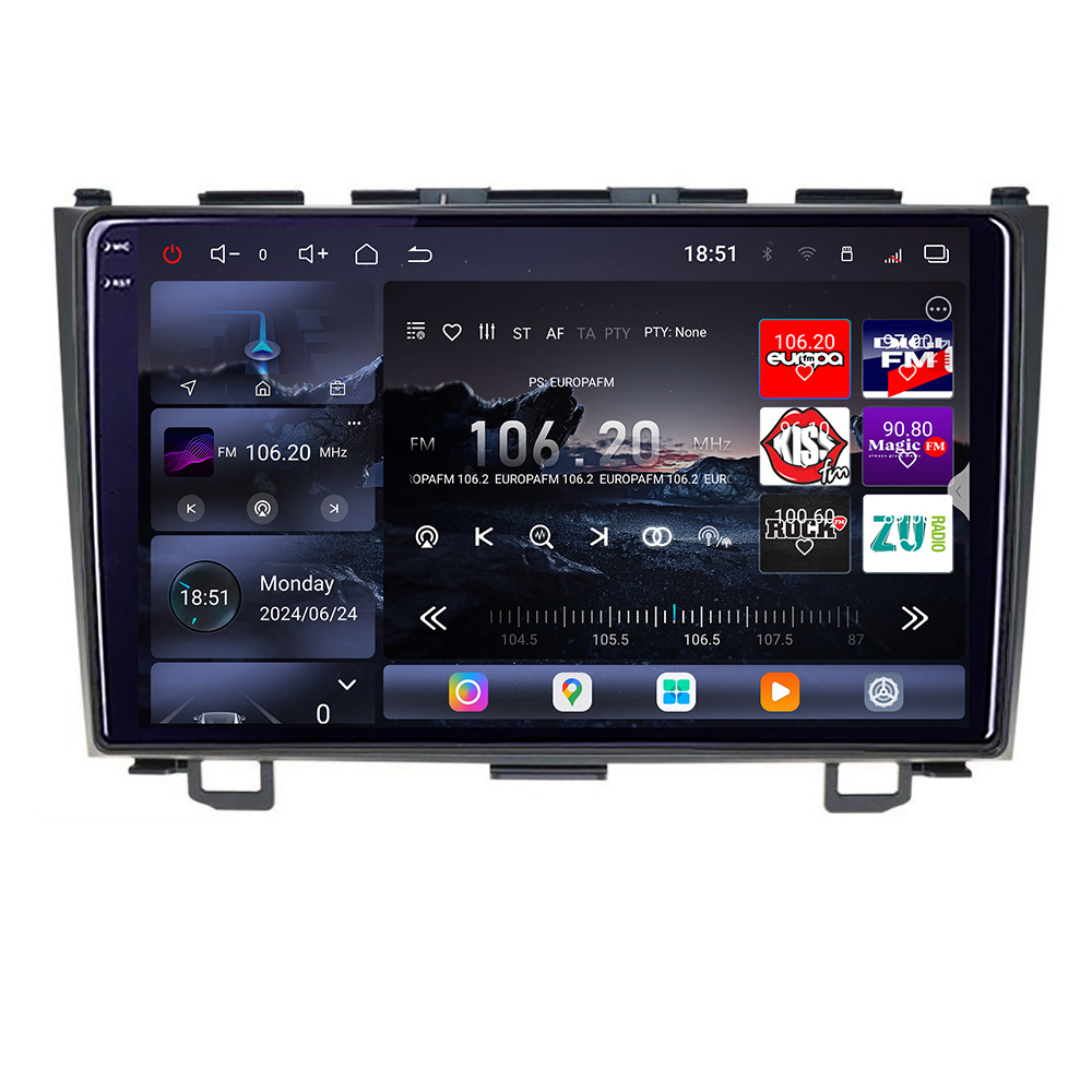 Navigatie Android Honda CR-V 2006-2012 Edotec QLED 2K 16GB RAM 512GB