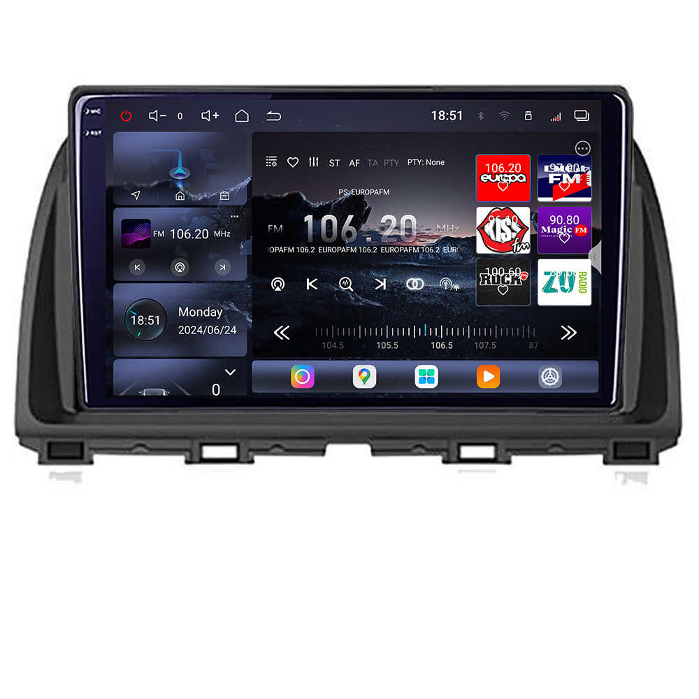 Navigatie Mazda CX-5 2012-2016 Edotec Kit-212 cu Android Internet Bluetooth Radio GPS WIFI 8 core QLED 2K 16+512GB 360GB