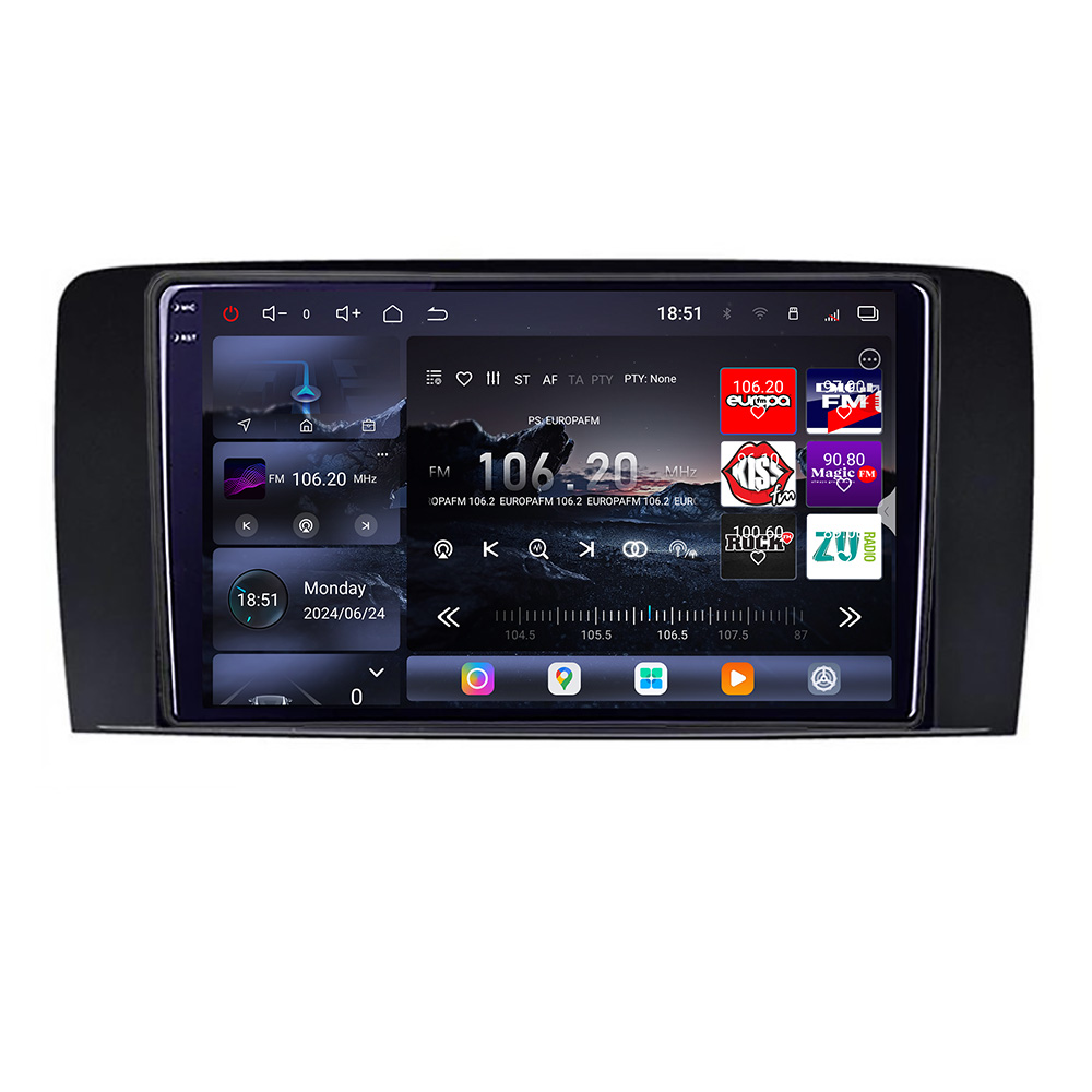 Navigatie Android Mercedes Clasa R W251 2005-2012 QLED 2K 16+512GB