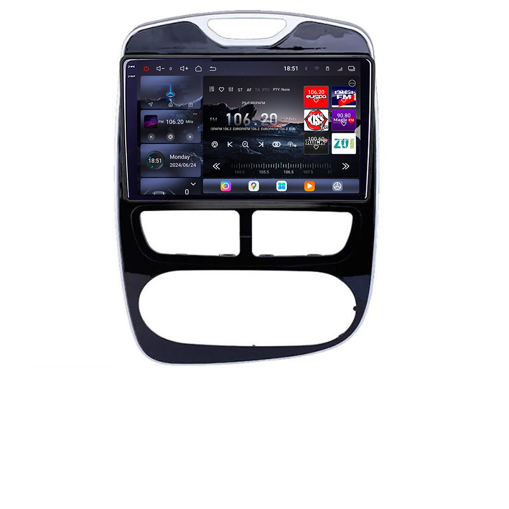 Navigatie Renault Clio 4 2012-2019 Edotec QLED 2K Android 16GB RAM 512GB