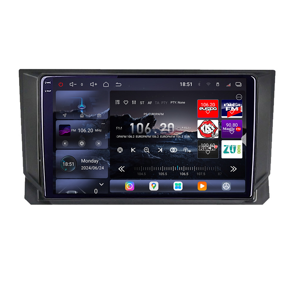 Navigatie Seat Arona 2017+ Android radio gps internet 8 core QLED 2K 16+512GB 360 Edotec