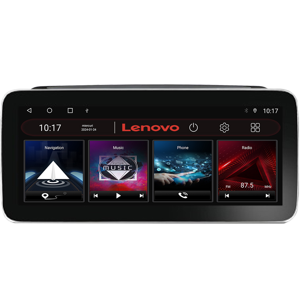 Navigație Android 12.3 inch QLED 4G pentru Skoda Rapid și Seat Toledo