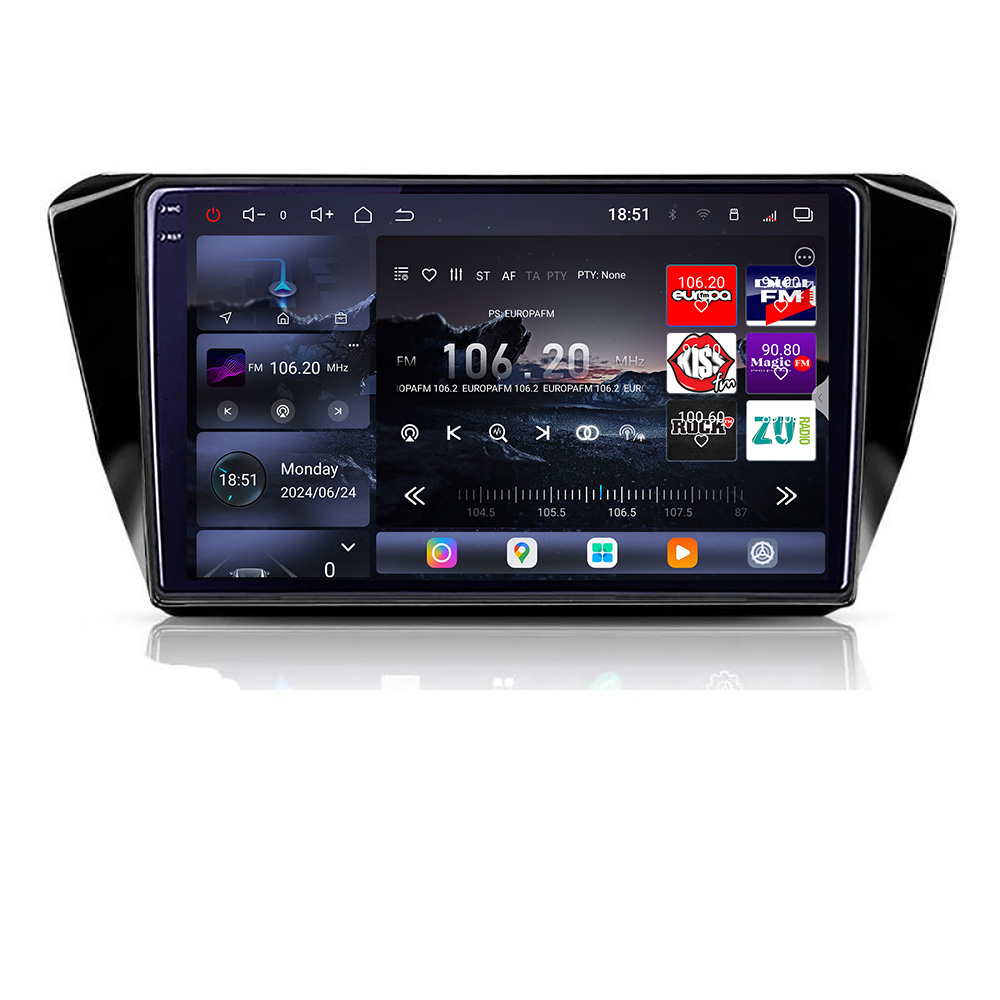 Navigatie Android Skoda Superb 3 2015-2017 QLED 2K 16GB+512GB