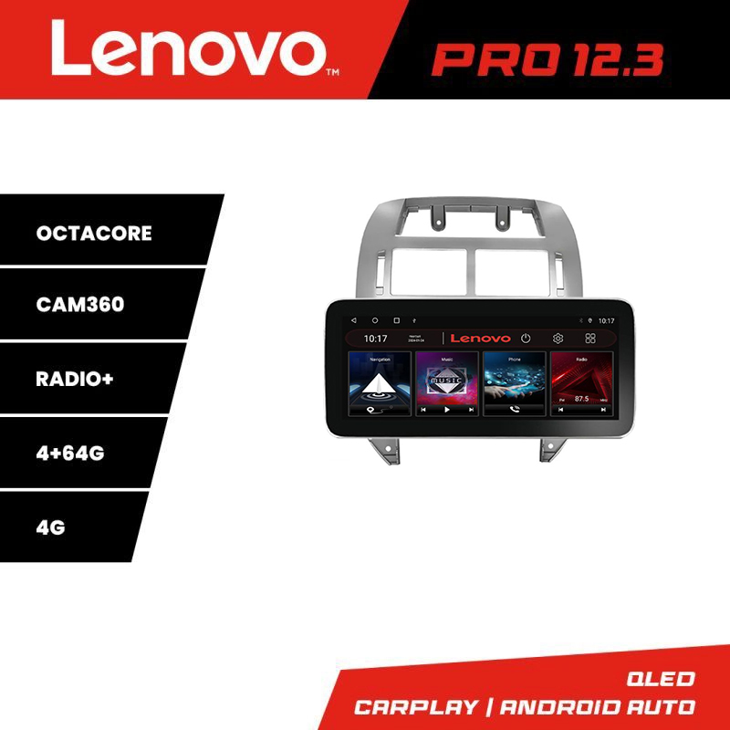Navigație auto VW Polo 2004-2011 Lenovo PRO 12.3 QLED 4G GPS