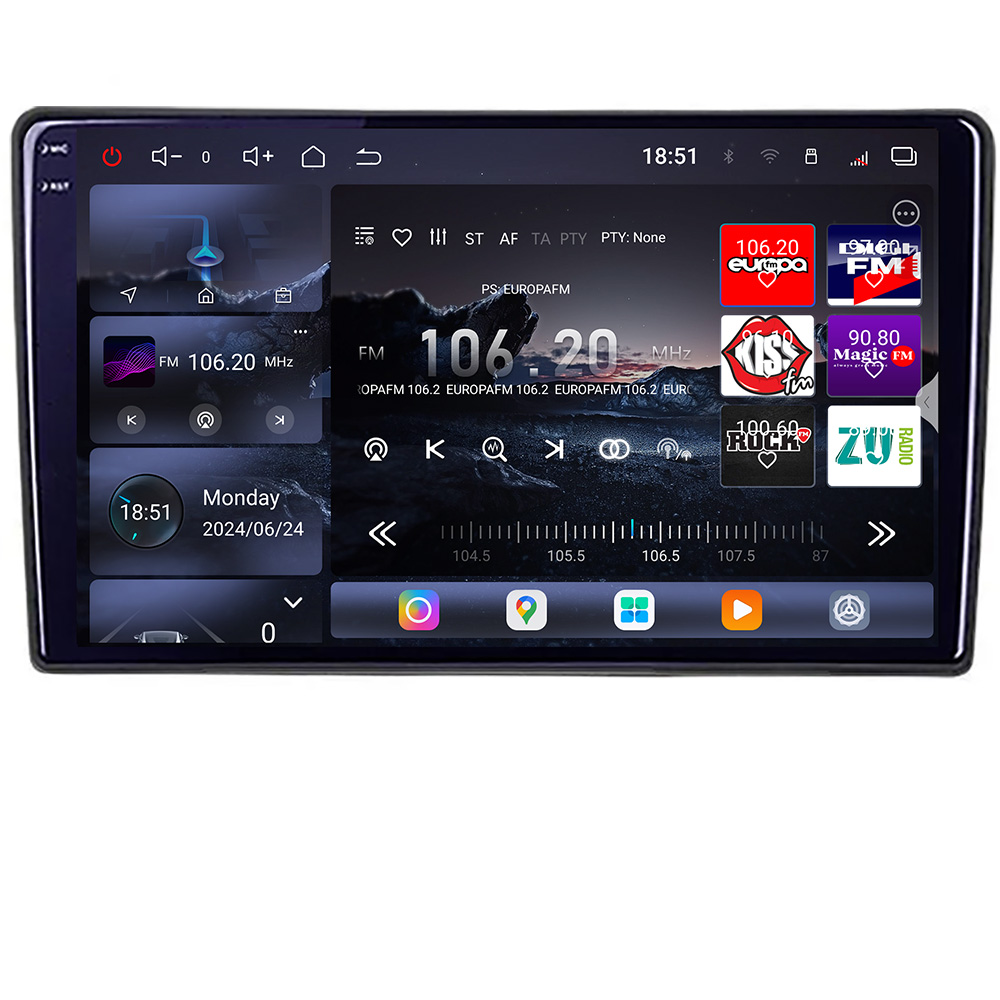 Navigație Android Kia Ceed 2007-2009 QLED 2K, 16GB RAM, 512GB, GPS