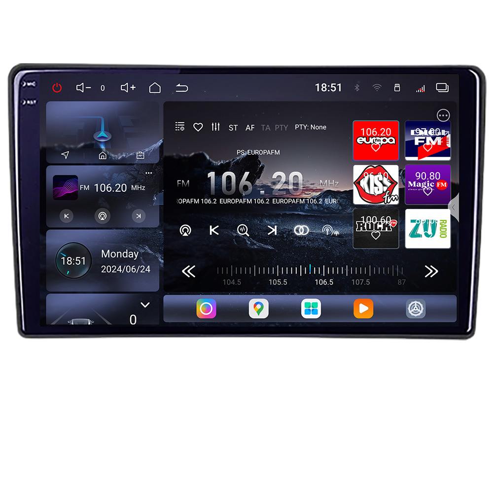 Navigație Android Nissan Murano 2004-2009 QLED 2K, 16GB RAM, 512GB