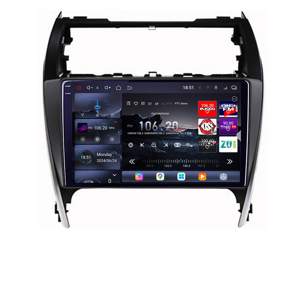 Navigatie Android Toyota Camry 2012-2018 QLED 2K, 16GB RAM, 512GB