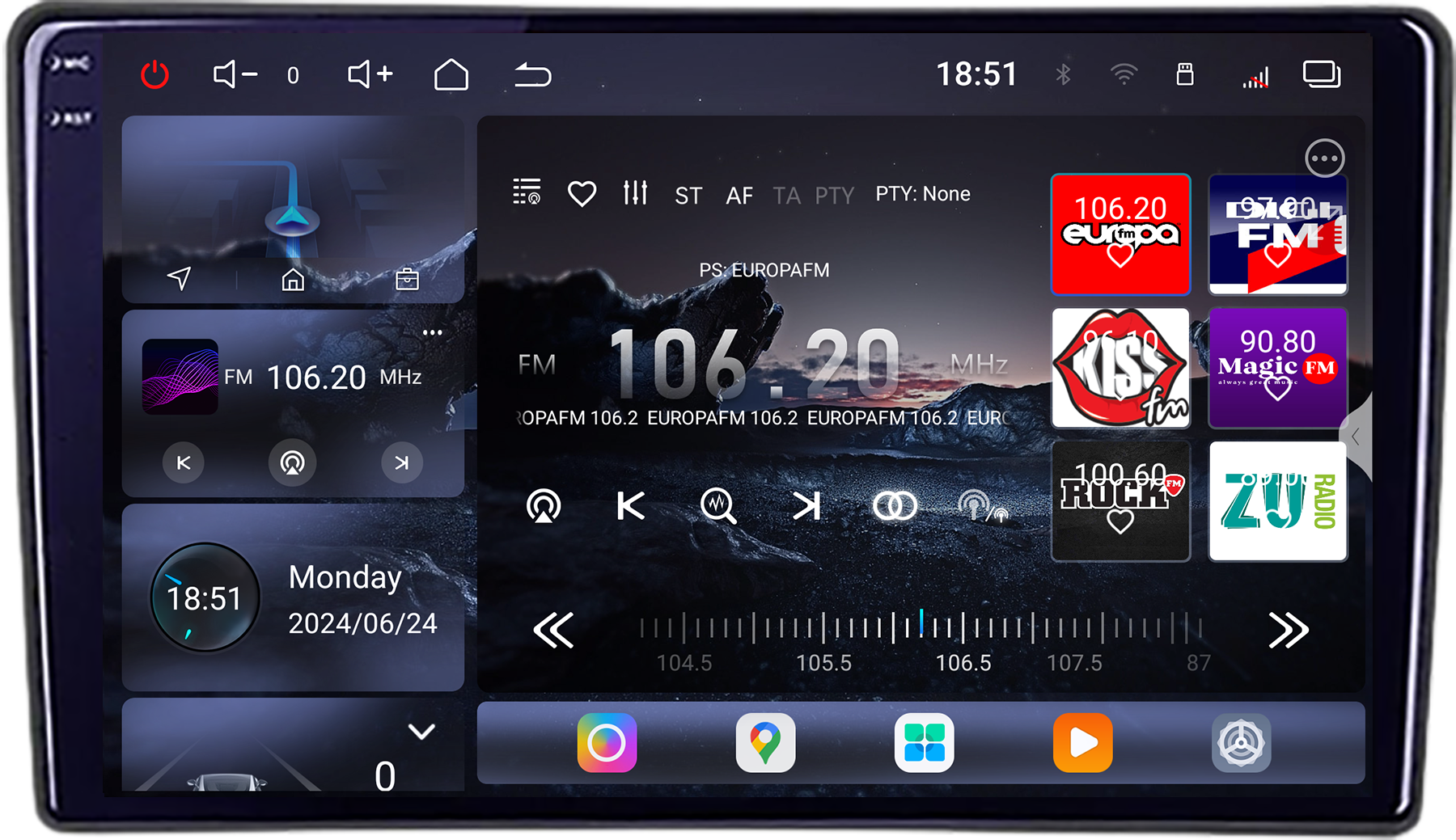 Navigatie Ford Transit 2019- varianta cu ecran de fabrica Android radio gps internet 8 core QLED 2K 16+512GB 360 Edotec