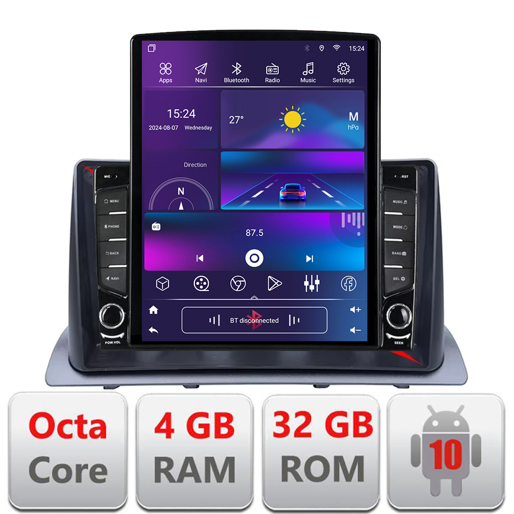 Navigație dedicată Honda CR-V 2023+ cu ecran vertical 9.7 inch, Android 4GB+32GB