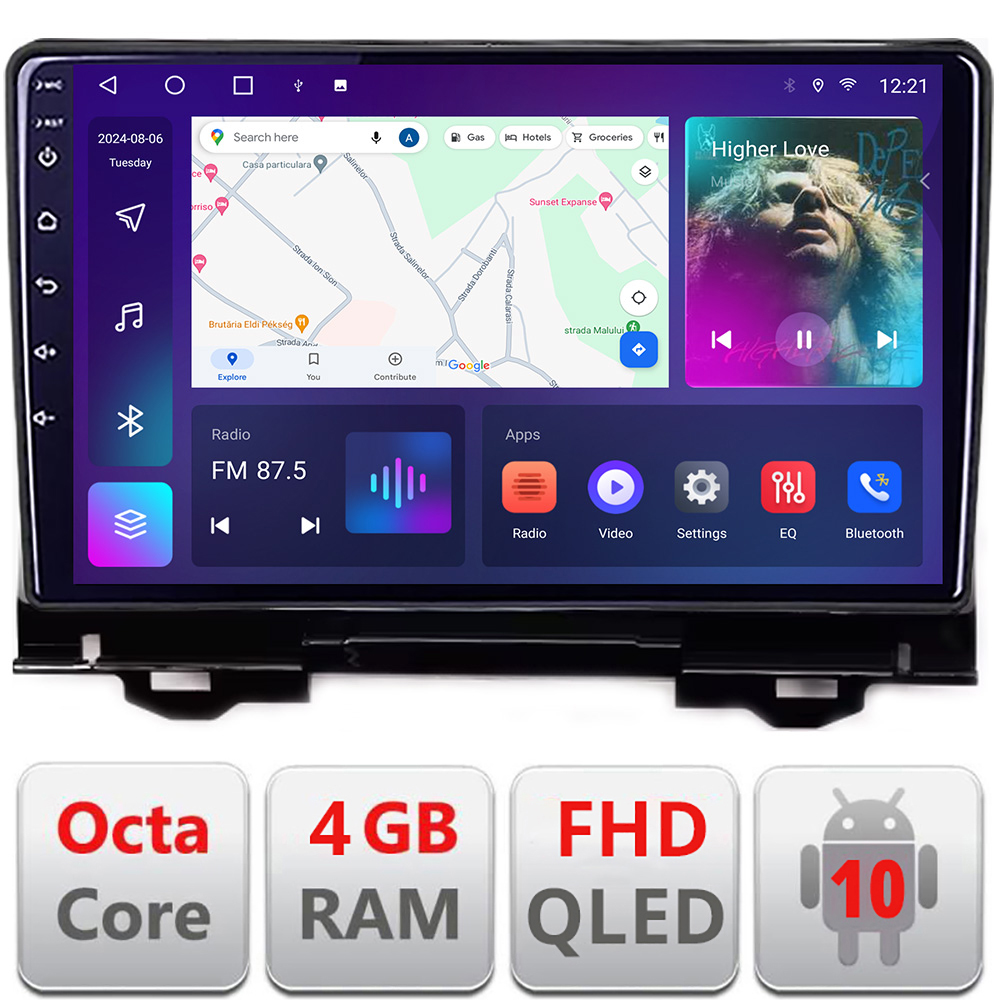 Navigatie dedicata Honda HR-V 2022+ Android QLED 4G, 4GB RAM, 64GB