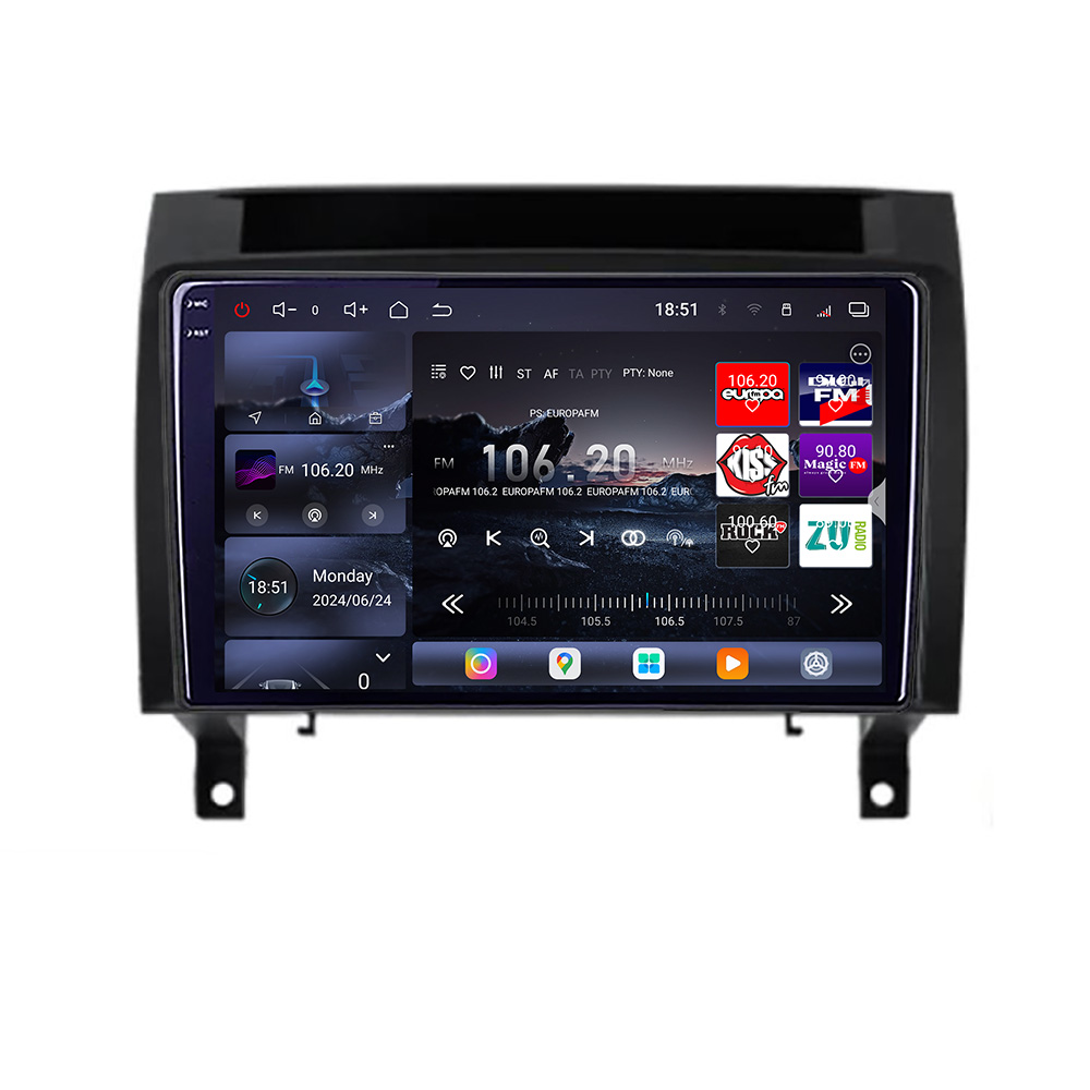 Navigație Android Mercedes SLK 2004-2011 QLED 2K 16+512GB Edotec