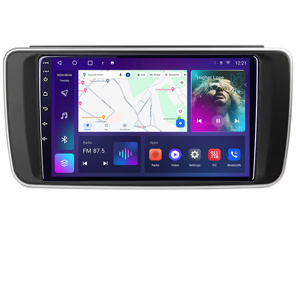 Navigație Nissan Leaf 2018-2024 dedicată Android QLED 4G 4+64 GB