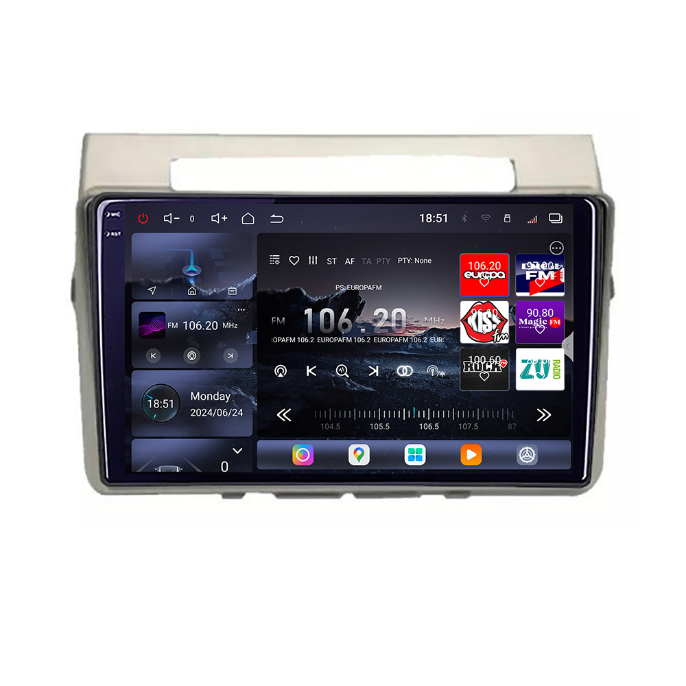 Navigație Android Toyota Verso 2004-2009 QLED 2K, 16GB RAM, 512GB