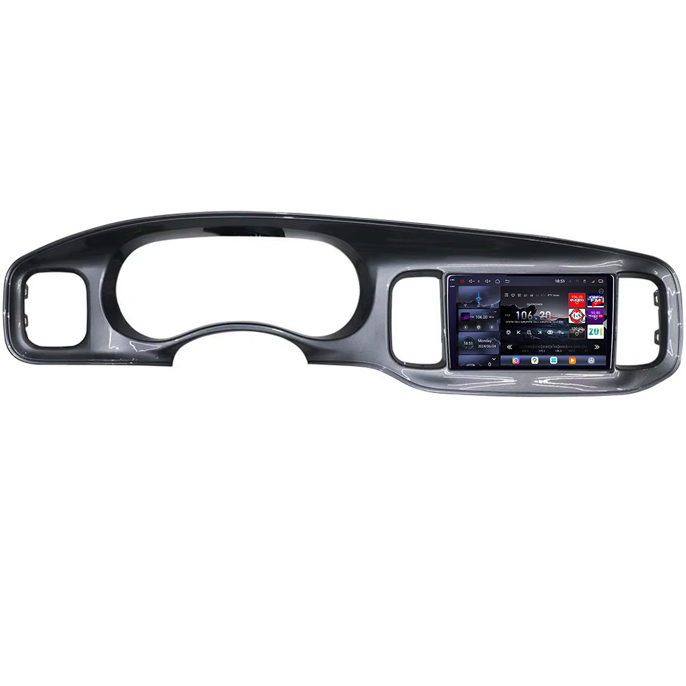 Navigatie Dodge Charger 2011-2014 Qled 2K Octa Core 16+512GB LTE 4G DSP Wifi 5Ghz android auto carplay radio gps internet kit-charger+EDT-E809-2K