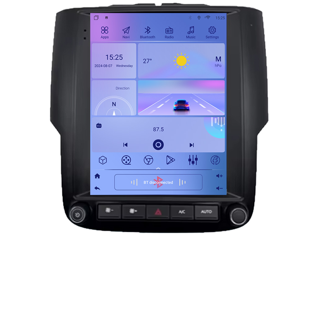 Navigație Tesla Dodge Ram 2013-2018 QLED 9.7 inch, 2GB RAM, CarPlay