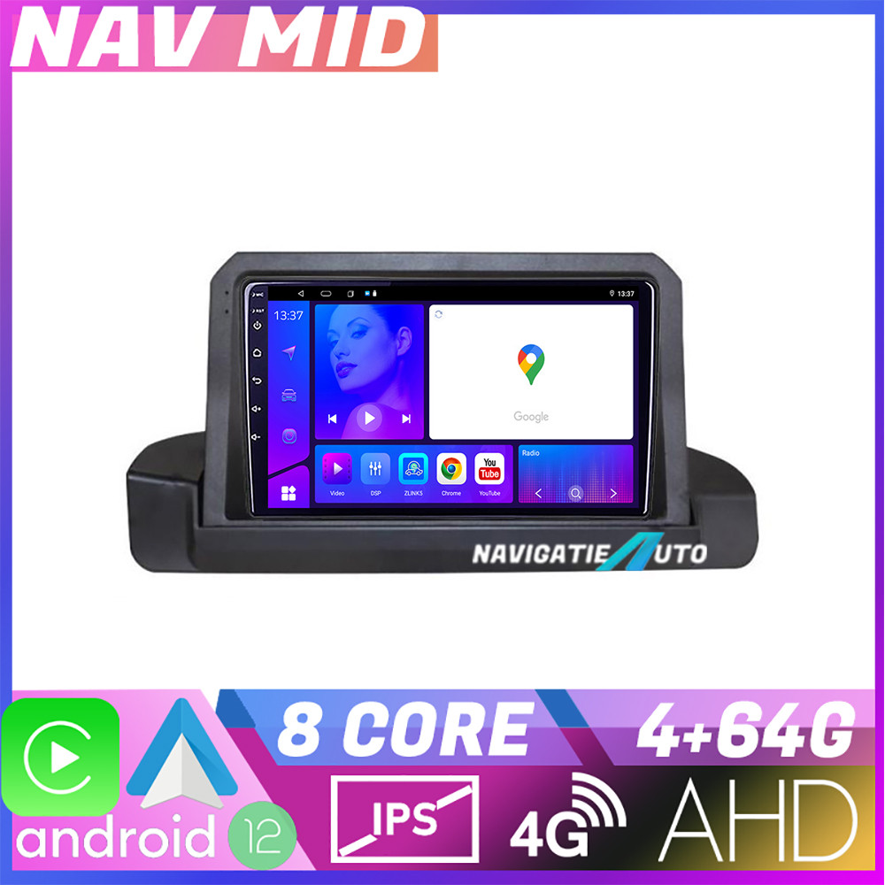 Navigatie BMW Seria 3 E90 Android 12, 4GB RAM, 64GB, CarPlay