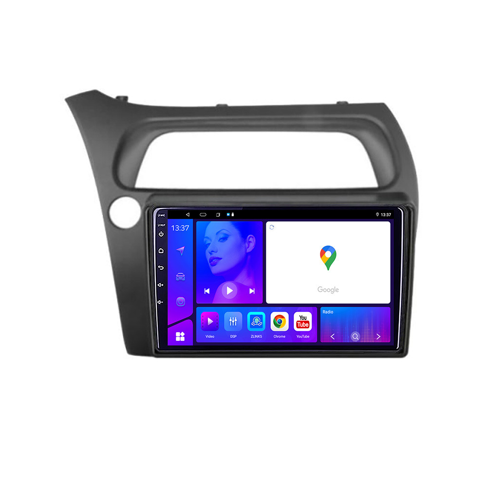 Navigație Honda Civic Hatchback 2006-2012 Android 12, 4GB RAM, 64GB, CarPlay