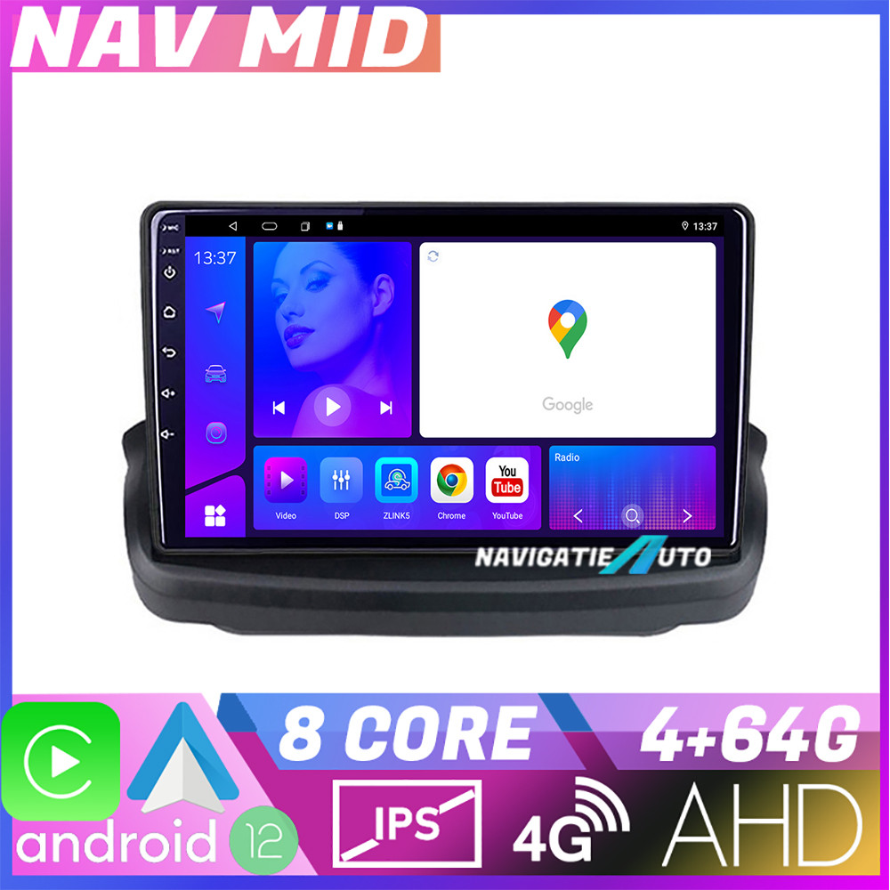 Navigație Hyundai Genesis EDOTEC Lite Android 12, 4GB RAM, 64GB, CarPlay