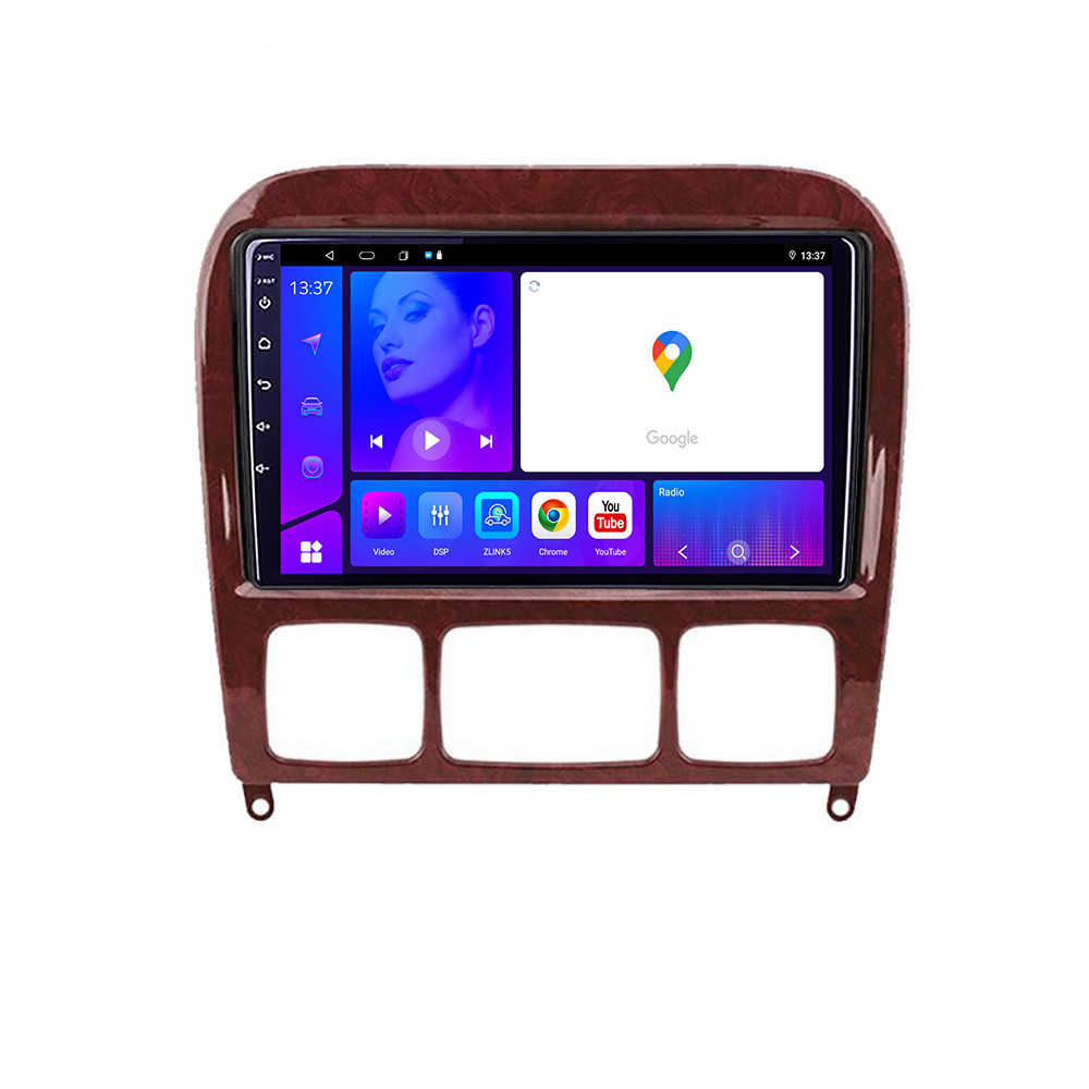 Navigație Mercedes Clasa S W220 1998-2005 Android 12, 4GB+64GB, CarPlay