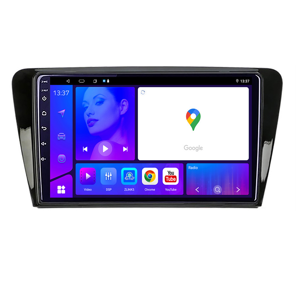 Navigatie Android Skoda Rapid si Seat Toledo 2013+, 4GB RAM, 64GB, CarPlay