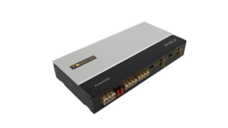 Amplificator auto Nakamichi FHA400 4 canale, 4x150W RMS, Clasa AB