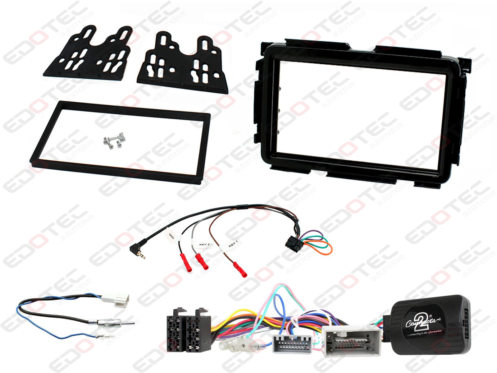 Kit instalare audio 2DIN Connects2 pentru Honda HR-V cu interfata volan