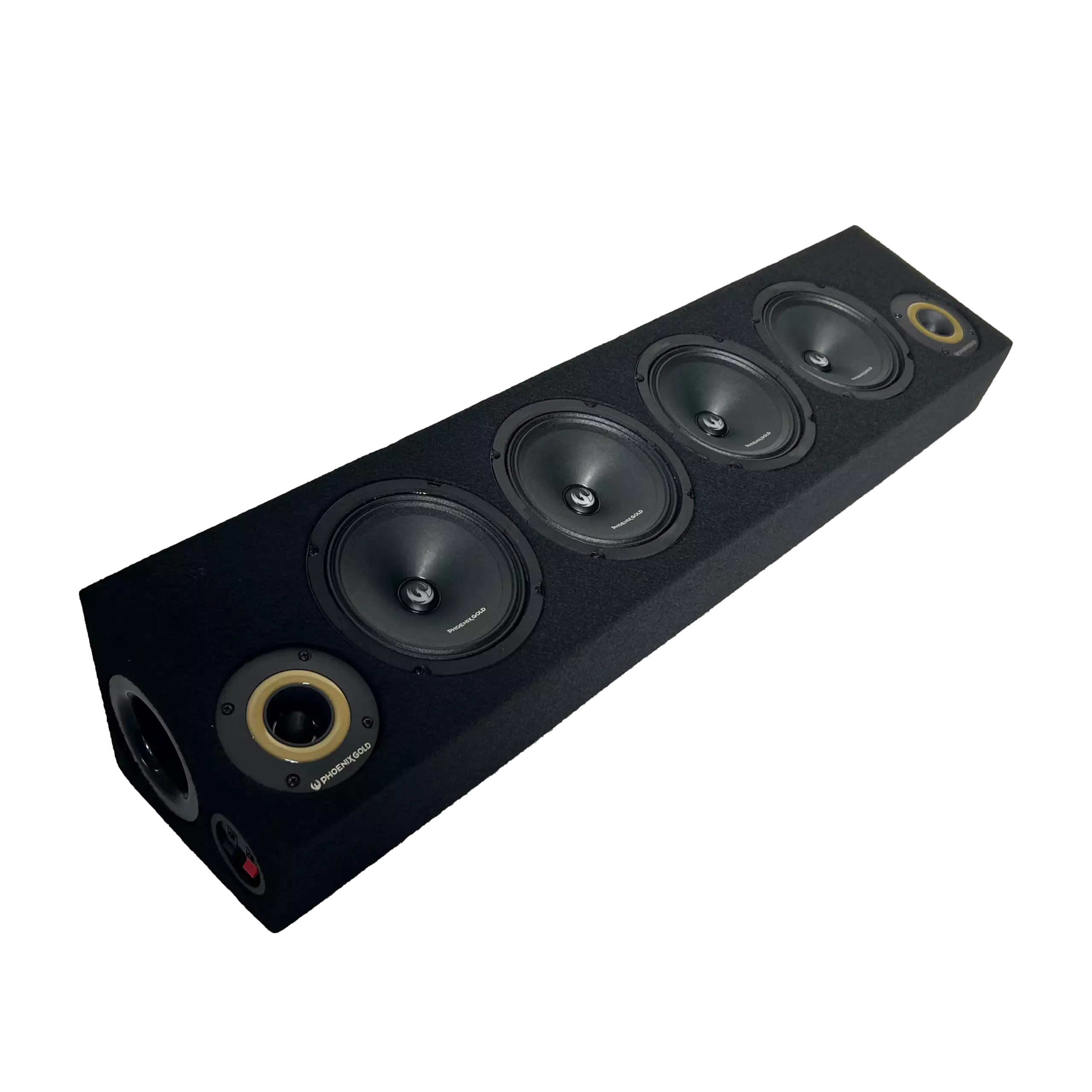 Cutie difuzoare auto Phoenix Gold 1700W SPL cu 4 midrange si 2 tweetere