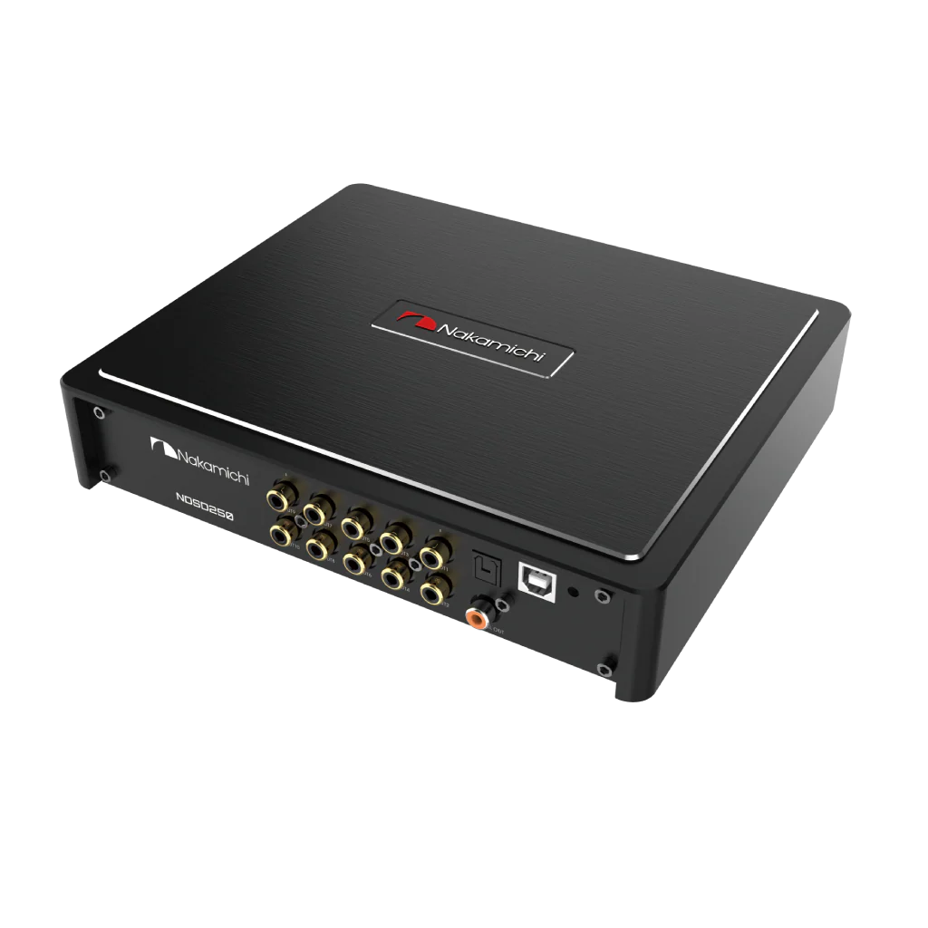 Amplificator auto cu DSP și player DSD Nakamichi NDSD250, 4x50W, 10 canale