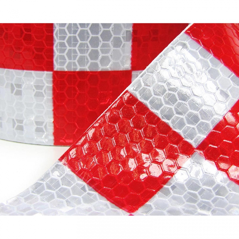 Bandă de semnalizare bandă de marcare bandă barieră autoadezivă reflectorizantă cu carouri 10m Performance AutoTuning