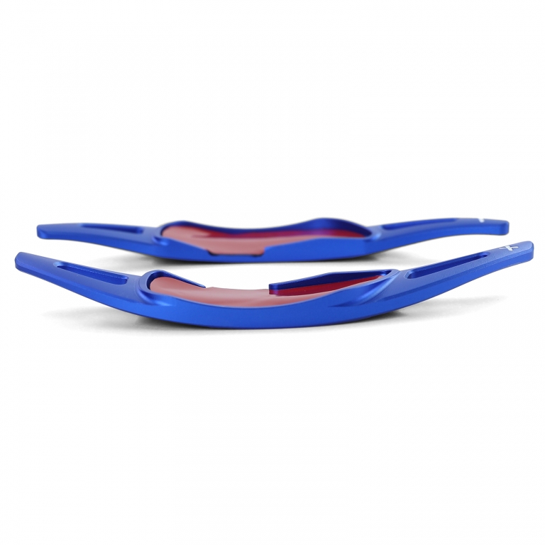 Extensie Padelă Schimbător Aluminiu Albastru, potrivită pentru Mercedes A Design GLE43 GLE53 63 W166 C292 Performance AutoTuning